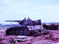 Charlie Battery’s 175.  Look at all that mud from the rains.